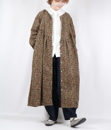 画像11: sosotto LIBERTYコーデュロイヨーク切替ギャザーOP 2色 (11)