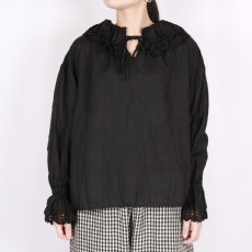 画像23: Gauze# ANTIQUE LACE FRILL 2WAY BLOUSE 2色 (23)