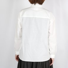 画像13: maison de soil　 60s ORGANIC CAMBRIC WITH EMB FRILL COLLAR EMB SHIRT　 (13)
