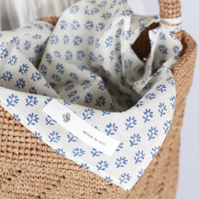 画像2: maison de soil　RAFFIA ONE HANDLE BARREL BAG　10色