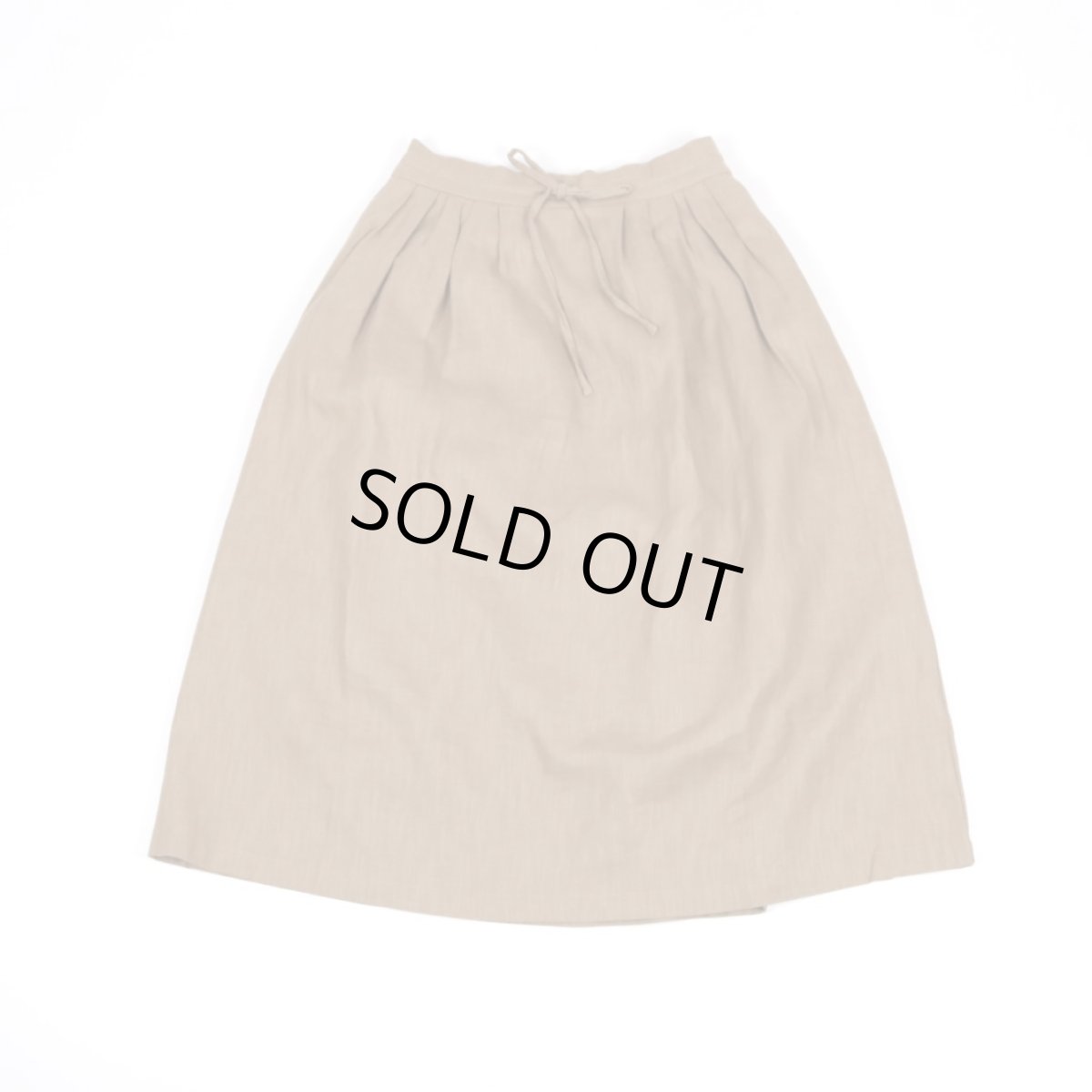 画像34: tukuroi リネンコットンツイル タックスカート　2色 (34)