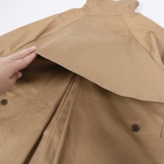 画像38: NARU 40/2コットンギャバ ショートトレンチコート　2色 (38)