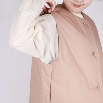 画像2: Vent d'ouest タイプライターボンディングベスト 2色