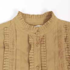 画像36: tumugu: ふわふわコットンタックフリルブラウス 2色 (36)