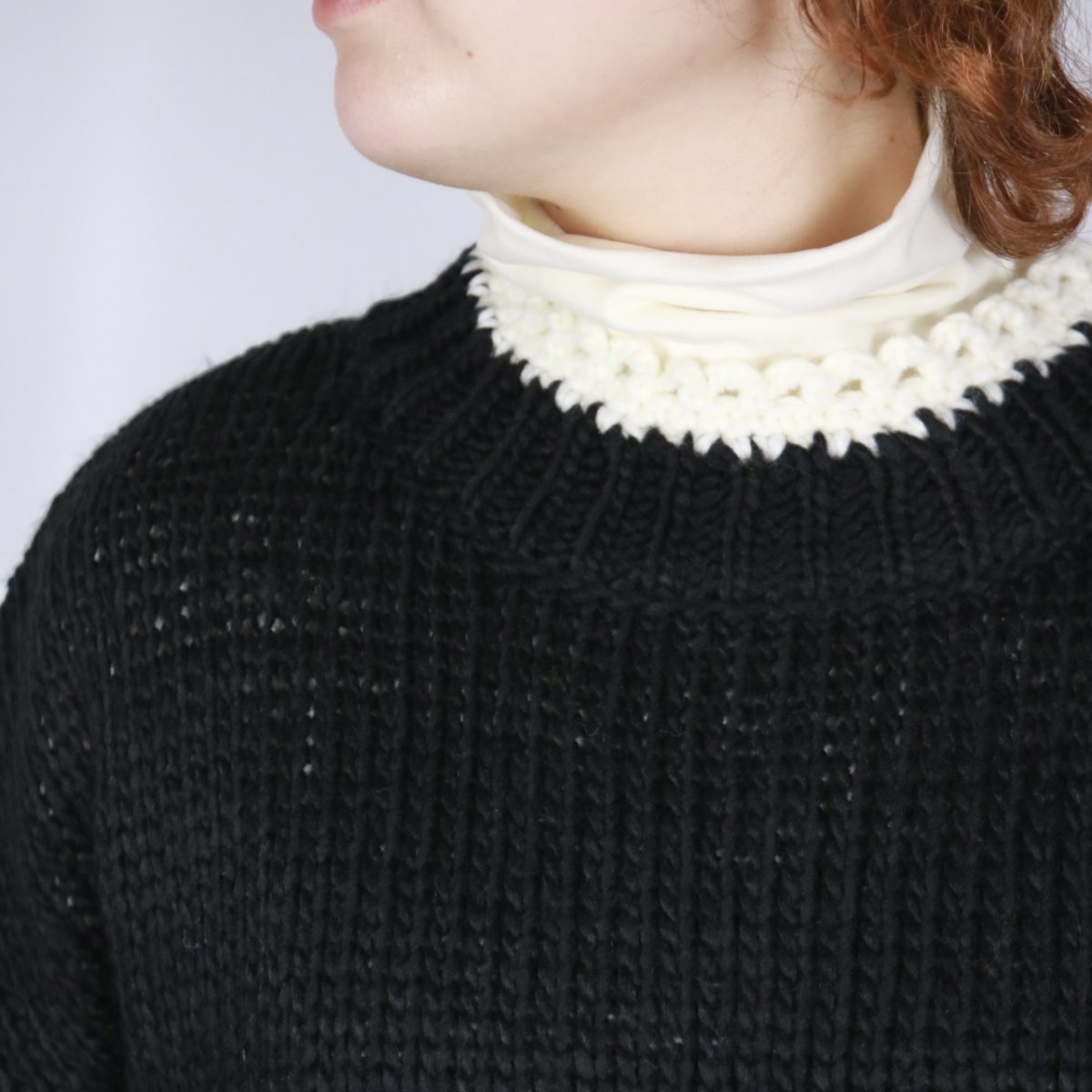 画像22: ROBE de PEAU JOU JOUボトルネックニット　3色 (22)