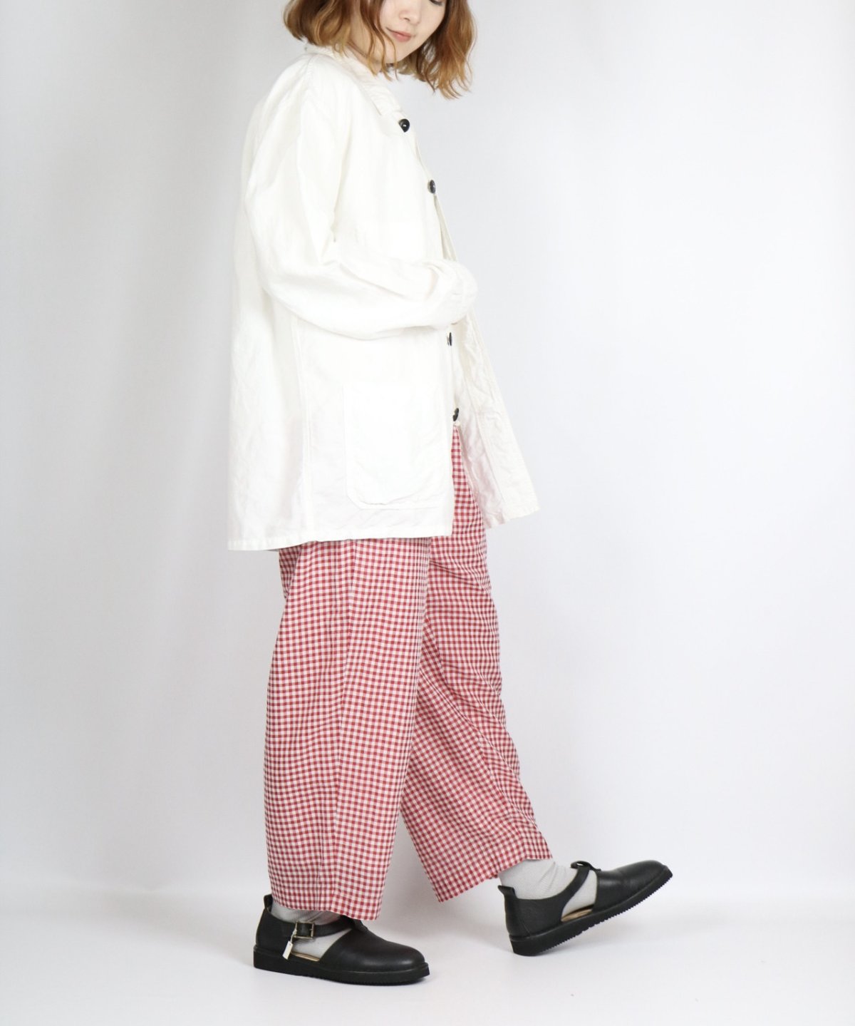 画像8: ARMEN  LINEN / COTTON (OVERDYE) AUTHENTIC WORK JACKET  (8)