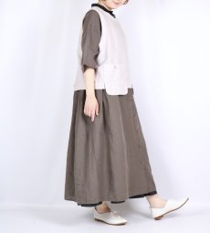 画像17: tumugu: リネンキャンバス 2wayベスト 3色 (17)