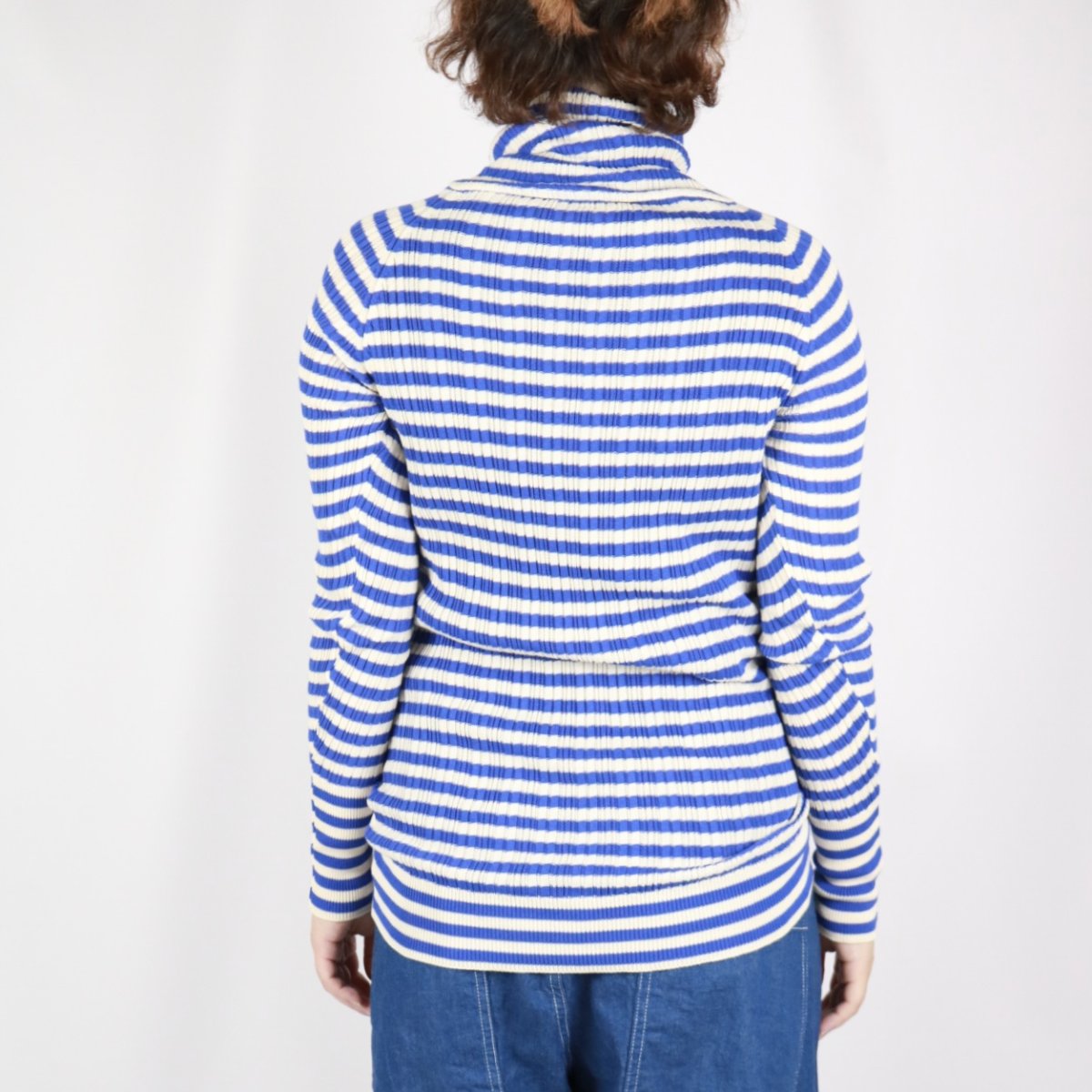 画像29: NARU  ランダムリブボーダータートルネック 6色 (29)