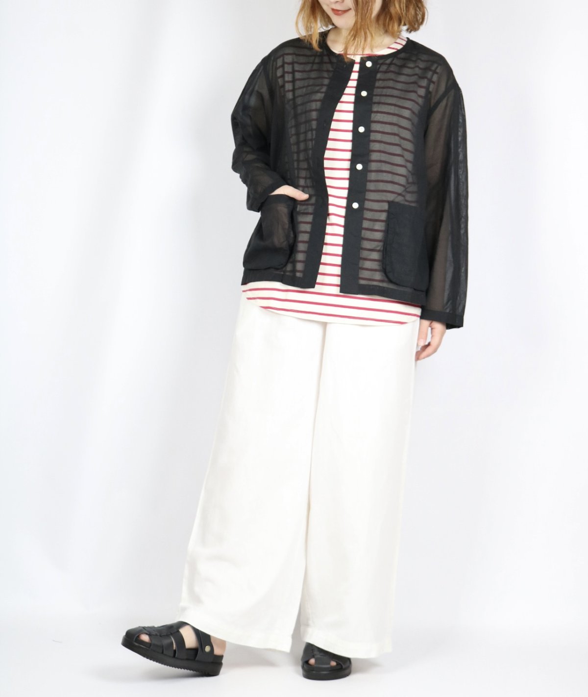 画像15: 20%OFF SALE!  LABORATORY マスキュリンシャツ 3色 (15)