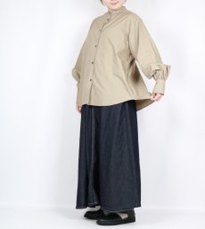 画像14: DIARIES GATHER SLEEVE SHIRT 4色 (14)