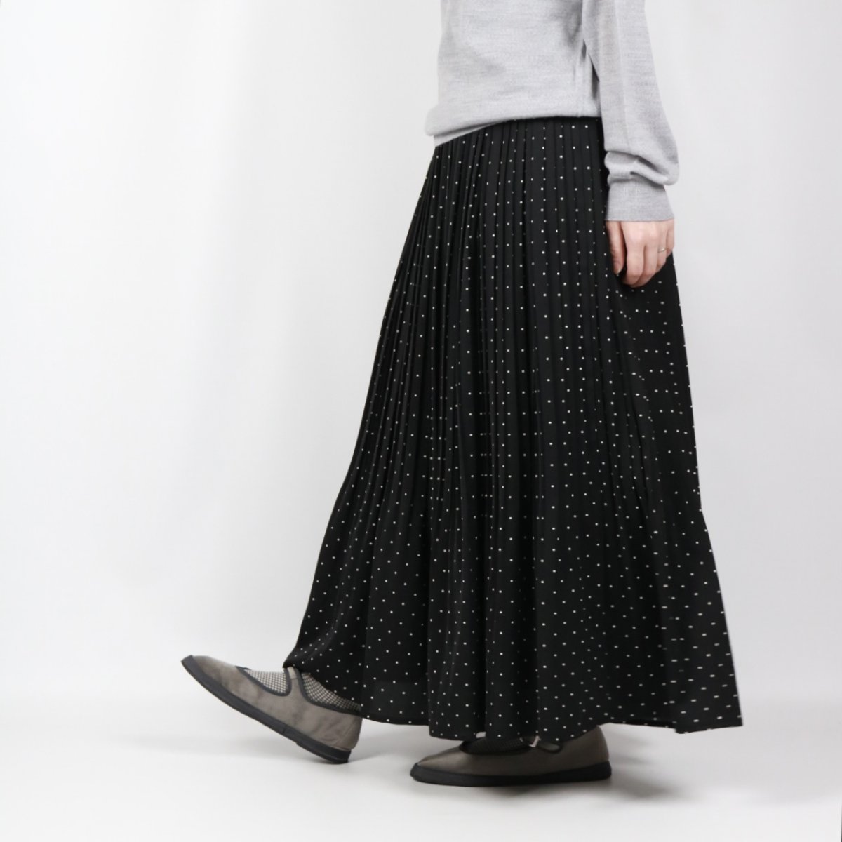 画像26: sosotto　DOT消しプリーツスカート 3色 (26)
