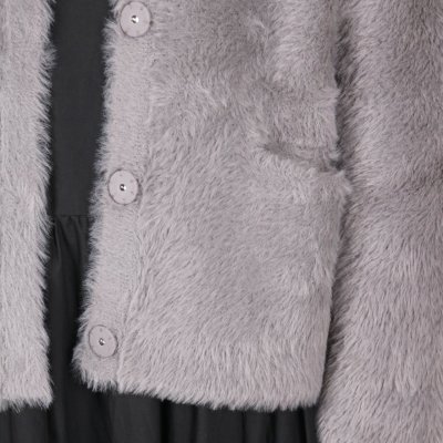 画像3: sosotto フェイクファーニットカーデ 2色