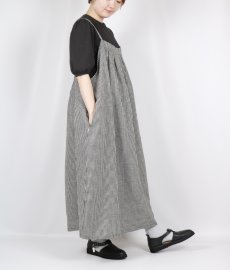 画像3: blue willow コットンリネンタックリボンキャミワンピース (3)