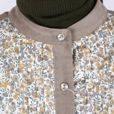 画像29: sosotto　細コール×LIBERTY ビブヨーク ワンピース　2色 (29)