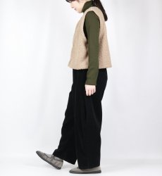 画像14: NARU   もこもこプードルパイル ショートベスト  3色 (14)