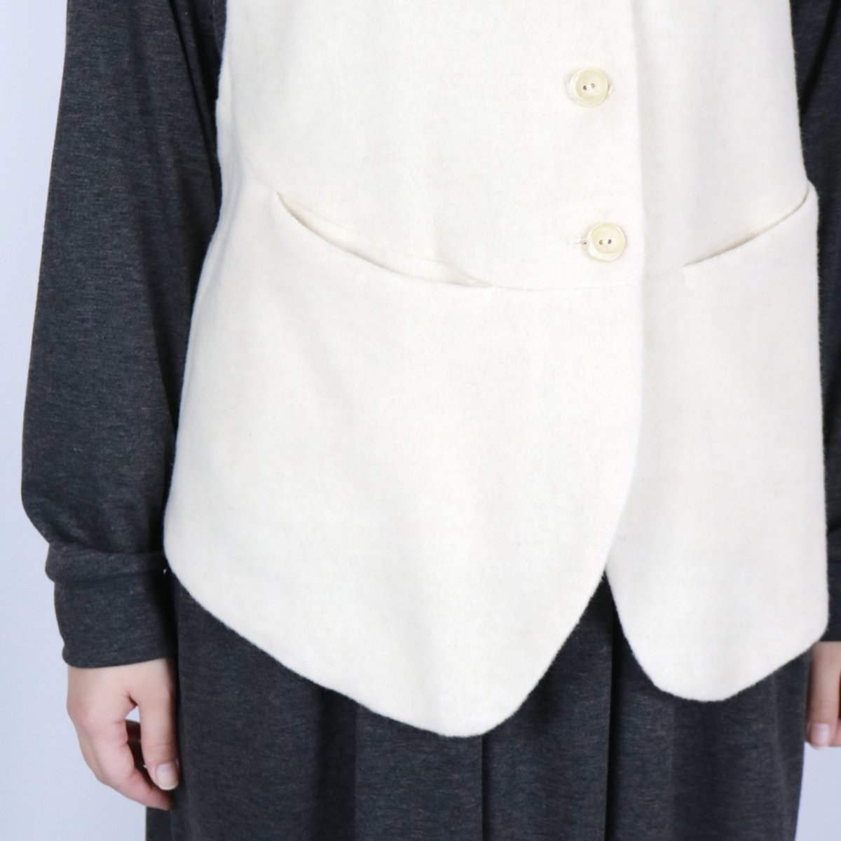 画像9: tumugu: エコウールモッサベスト 3色 (9)