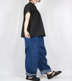 画像12: DIARIES   DOT GATHER BLOUSE  2色 (12)