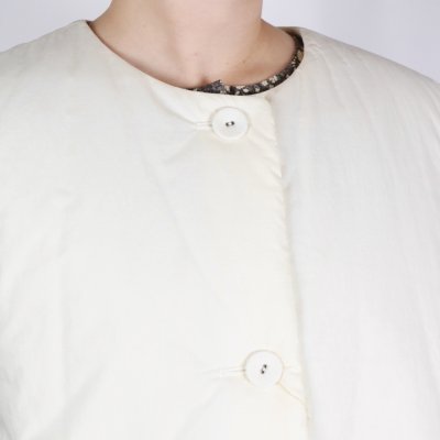 画像1: Vent d'ouest タイプライターボンディングベスト 2色