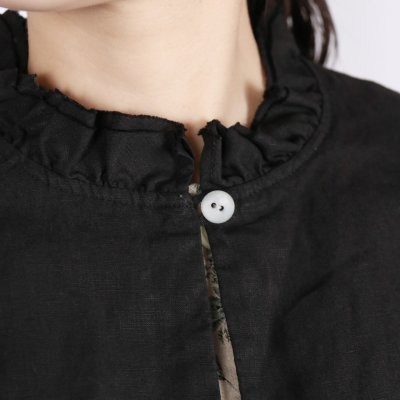 画像3: Gauze# タイニーフリルジャケット  NOIR