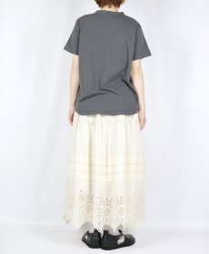 画像18: tumugu:ラフィ天竺 プリントTシャツ(アルファベット) 4色 (18)