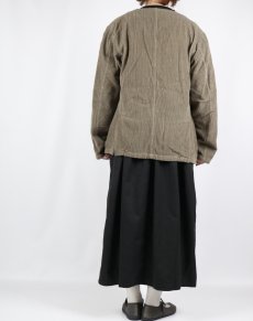 画像20: Vas-y Lentement　WIDE&NARROW WALE CORDUROY(OVERDYE) 60'S ORGANIC CAMBRIC SIDE VENTS NO COLLAR JACKET 2色 (20)