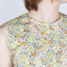 画像21: DIARIES FLOWER BACK GATHER SLEEVELESS 3色 (21)
