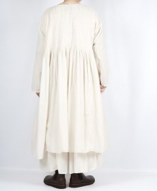 画像18: maison de soil 80s ORGANIC COTTON SMALL CHECK&VOILE PLAIN(OVER DYE) RAJASTAN TUCK GATHERED SKIRT (18)