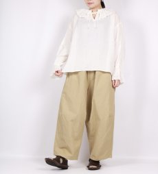 画像6: Gauze# ANTIQUE LACE FRILL 2WAY BLOUSE 2色 (6)