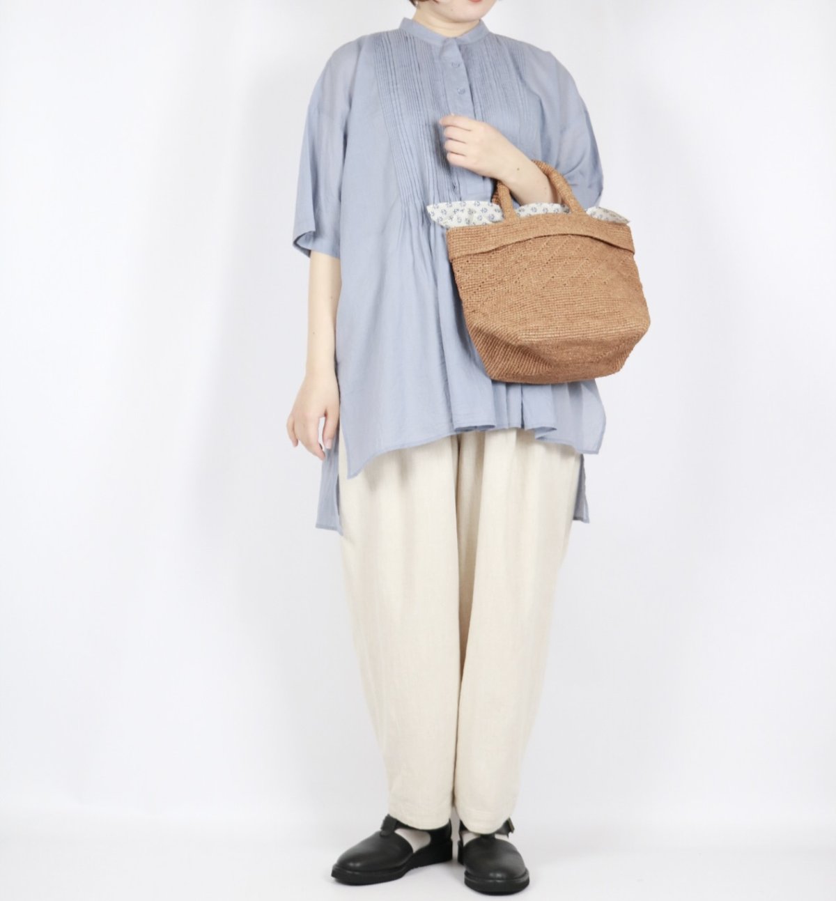 画像23: maison de soil　RAFFIA M BAG (COMBI)　10色 (23)