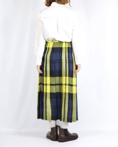 画像27: O'neil of dublin IRISH LINEN LOW WAIST PLEATS WRAP SKIRT LENGTH 80cm (WITH PIN) 2色 (27)