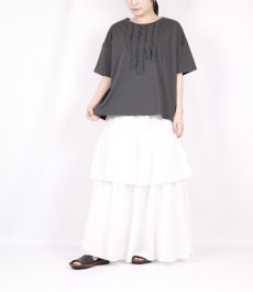 画像5: Gauze# ギャザーフリルスカート　 (5)