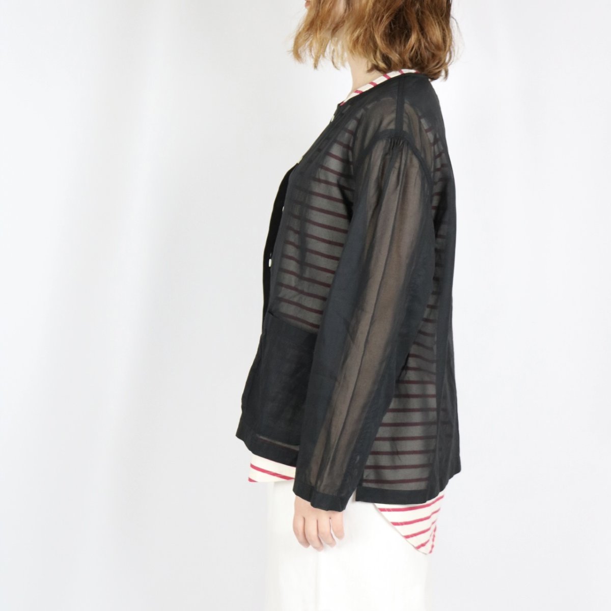 画像2: 20%OFF SALE!  LABORATORY マスキュリンシャツ 3色 (2)