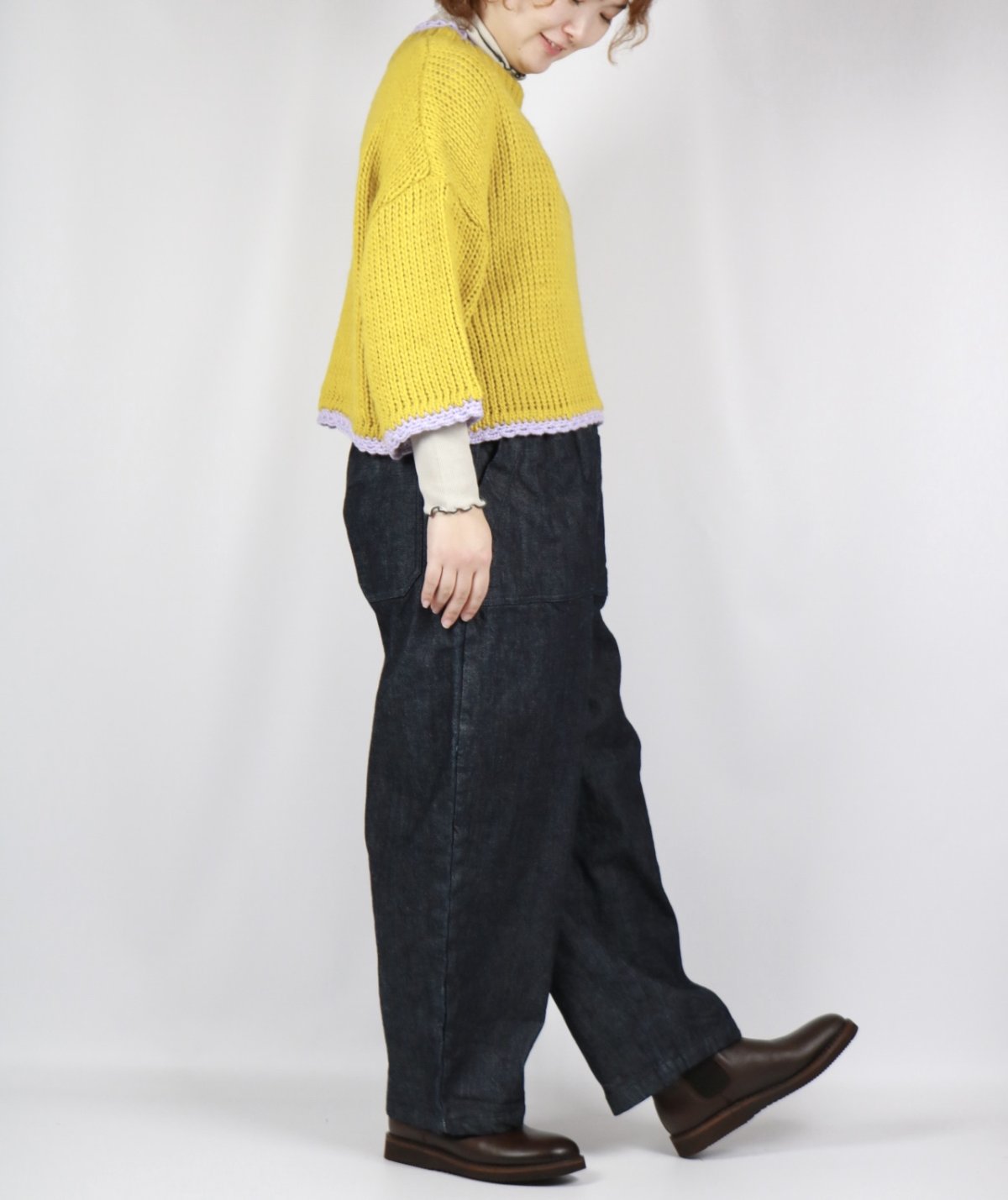 画像7: ROBE de PEAU JOU JOUボトルネックニット　3色 (7)