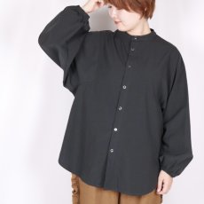 画像26: NARU 近江晒50sブロード 袖ボリュームシャツ 3色 (26)