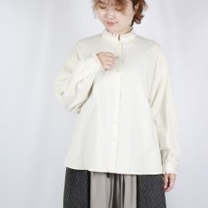画像19: Vent d’ouest ビエラナチュラルピーチワッシャー長袖ブラウス 3色 (19)