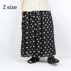 画像1: SOIL  80s COTTON VOILE DOT PRINT CULOTTES　２SIZE (1)