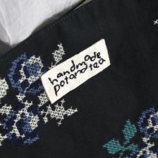 画像14: pot and tea クロスステッチ斜め掛けバッグ 2色 (14)
