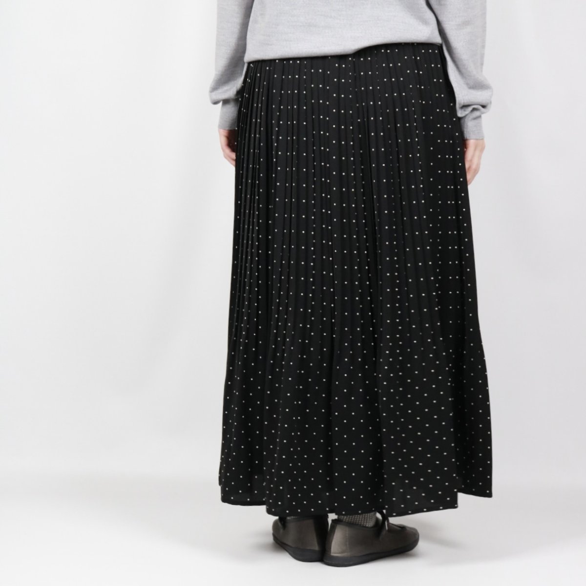 画像27: sosotto　DOT消しプリーツスカート 3色 (27)