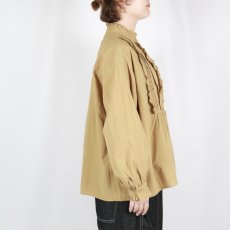 画像17: tumugu: ふわふわコットンタックフリルブラウス 2色 (17)