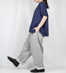 画像10: SOIL   80s COTTON VOILE DOT PRINT GATHERED SMOCK (10)