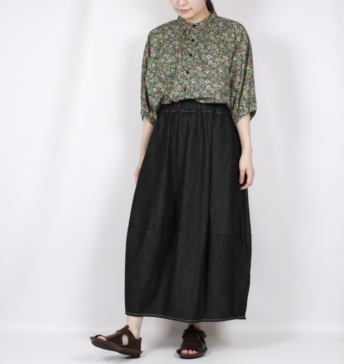 画像9: NARU 60ローンナイトガーデン　ターキーシャツ　 (9)