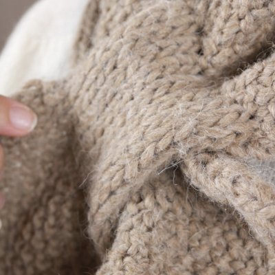 画像1: HTS  RICE STITCH LOOP SCARF 3色