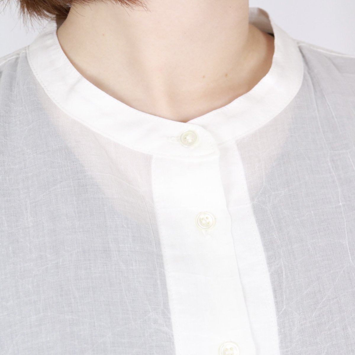 画像20: nachukara ワッシャーボイル裾ゴムシャツ 3色 (20)