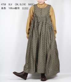 画像12: maison de soil  80s COTTON VOILE FLOWER BLOCK PRINT RAJASTHAN TUCK GATHERED NO/SL QUILTING DRESS 2色 2サイズ (12)