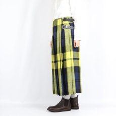 画像22: O'neil of dublin IRISH LINEN LOW WAIST PLEATS WRAP SKIRT LENGTH 80cm (WITH PIN) 2色 (22)