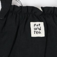 画像21: pot and tea　リネン小花刺繡バッグ　2色 (21)