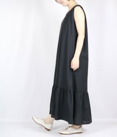 画像14: blue willow   コットン細番手 平織り無地 ペチコートワンピース   2色 (14)