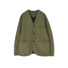画像41:  Vas-y Lentement 40s ORGANIC POPLIN (OVERDYE) SIDE VENTS V-NECK JACKET 2色2サイズ (41)