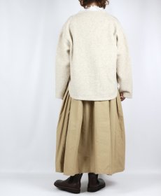 画像7: nachukara シープボアソフトVネックカーディガン　3色 (7)