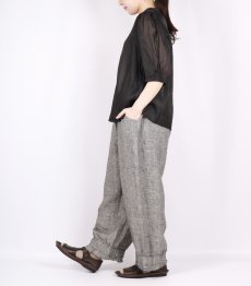 画像28: Gauze＃GATHER SLEEVE MODERNIST BLOUSE 3色 (28)